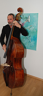 Daniele Vianello, Kontrabassist und Komponist bei Kunstprojekte Leyerseder